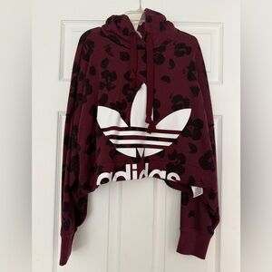 **SOLD**Adidas cropped hoodie
